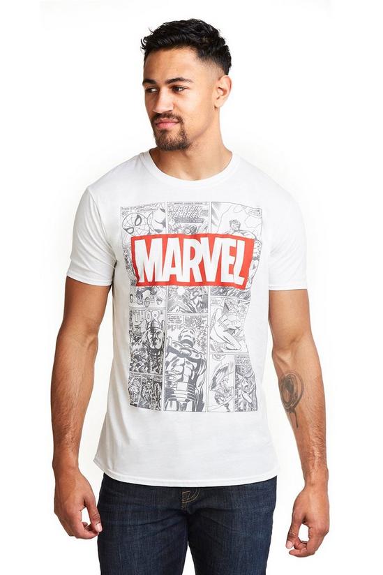 Marvel Mono Comic Cotton T-Shirt 1