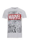 Marvel Mono Comic Cotton T-Shirt thumbnail 2
