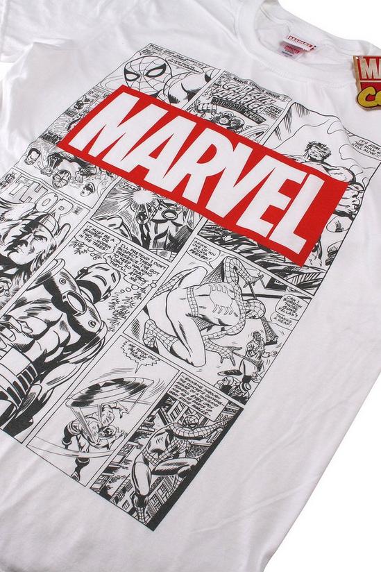 Marvel Mono Comic Cotton T-Shirt 4