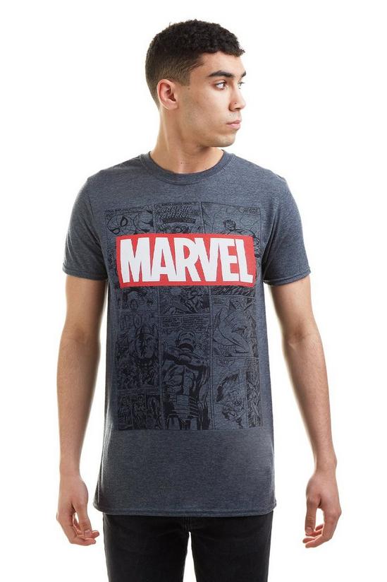 Marvel Mono Comic Cotton T-Shirt 1