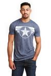 Marvel Captain America Cap Logo Cotton T-Shirt thumbnail 1