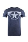 Marvel Captain America Cap Logo Cotton T-Shirt thumbnail 2