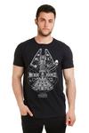 Star Wars Star Wars Millenium Lines Cotton T-Shirt thumbnail 1