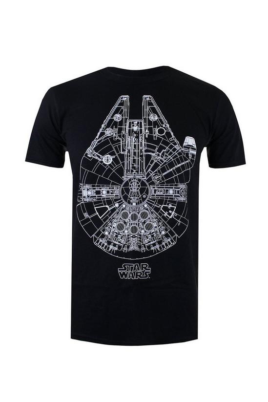 Star Wars Star Wars Millenium Lines Cotton T-Shirt 2