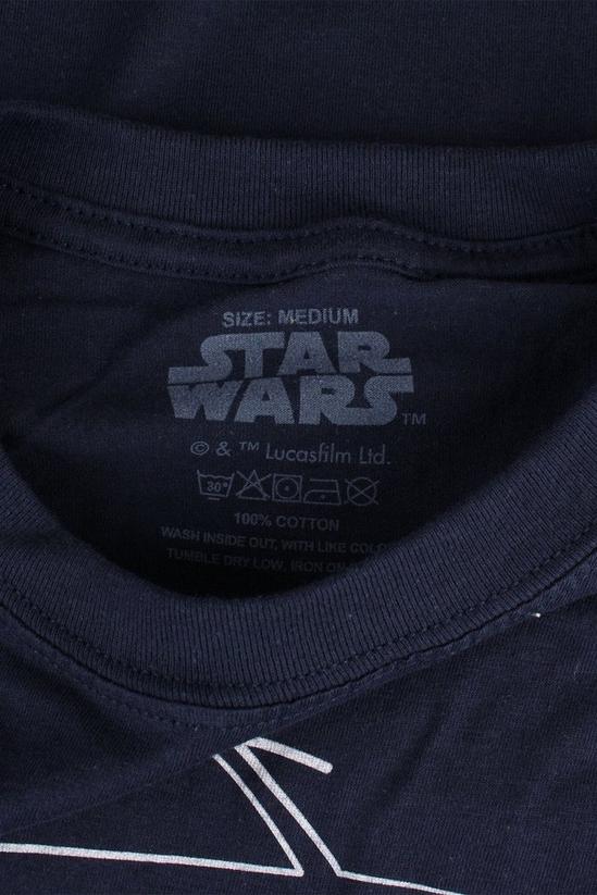 Star Wars R2D2 Outline Cotton T-shirt 5