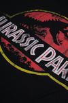 Jurassic Park Jurassic Park Distressed Logo Cotton T-Shirt thumbnail 4