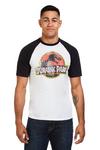 Jurassic Park Jurassic Park Distressed Logo Cotton T-Shirt thumbnail 1