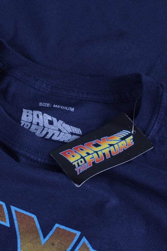 Back To The Future Back To The Future Logo Cotton T-Shirt 5