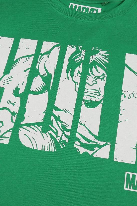 Marvel Hulk Text Cotton T-shirt 5