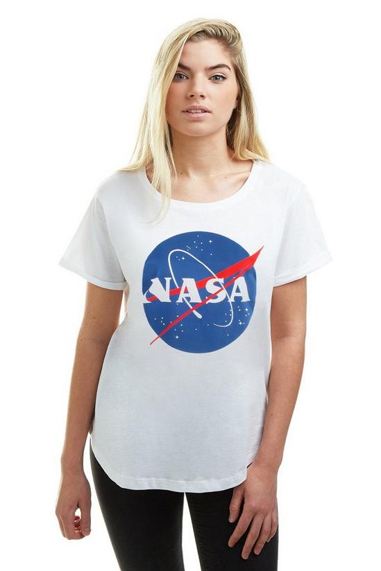 NASA Circle Logo Cotton T-shirt 1