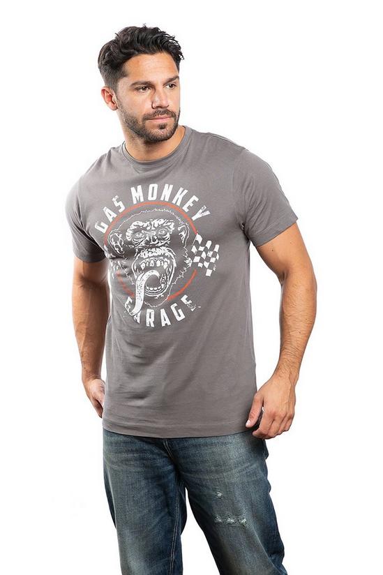 Gas Monkey Flag Cotton T-shirt 1