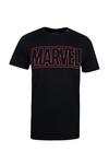 Marvel Outline Logo Cotton T-shirt thumbnail 2