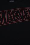 Marvel Outline Logo Cotton T-shirt thumbnail 4