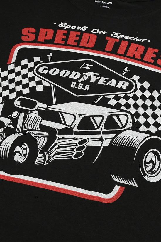 Petrol Heads Goodyear Speed Tires Cotton T-shirt 4