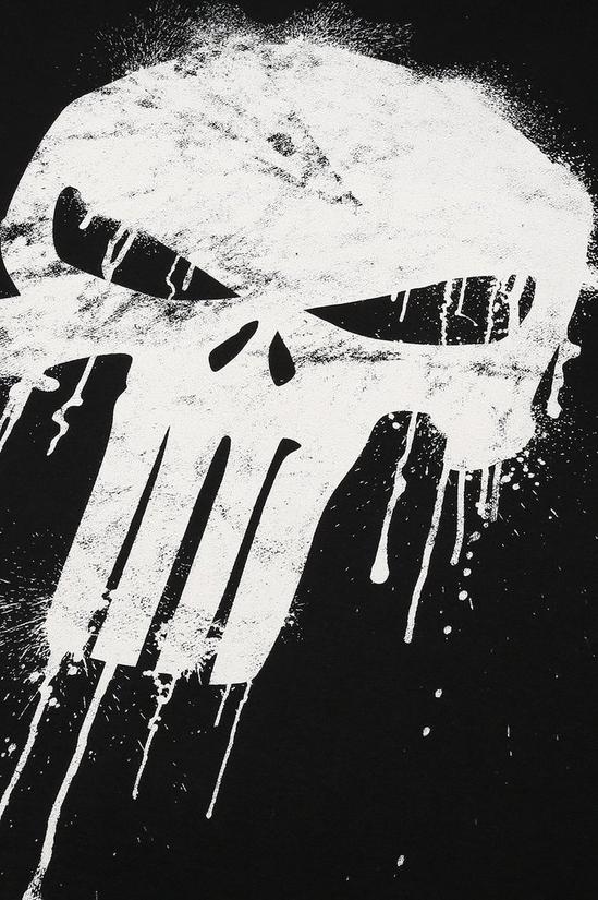 Marvel Punisher Skull Cotton T-Shirt 4