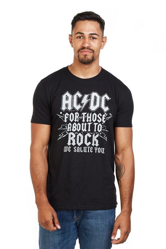 AC/DC Salute Cotton T-shirt 1