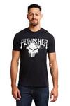 Marvel Punisher Text Cotton T-shirt thumbnail 1
