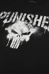 Marvel Punisher Text Cotton T-shirt thumbnail 4