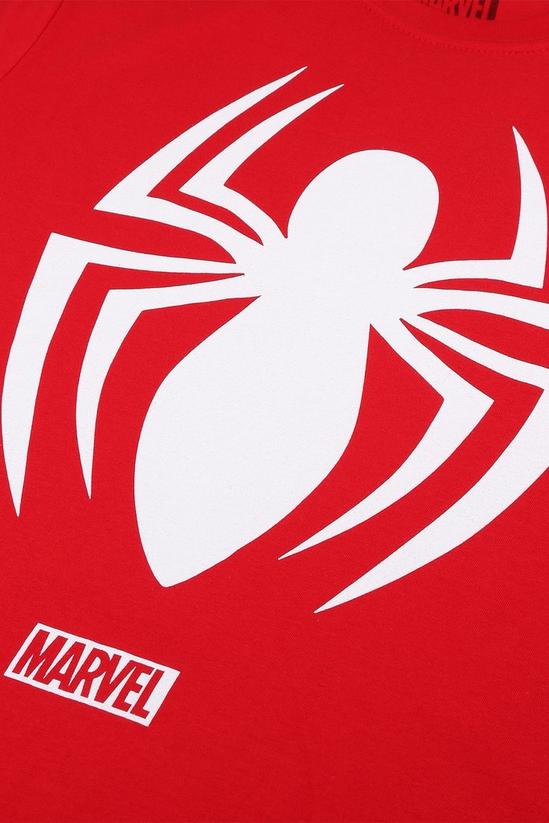 Marvel Spiderman Logo Cotton T-shirt 4