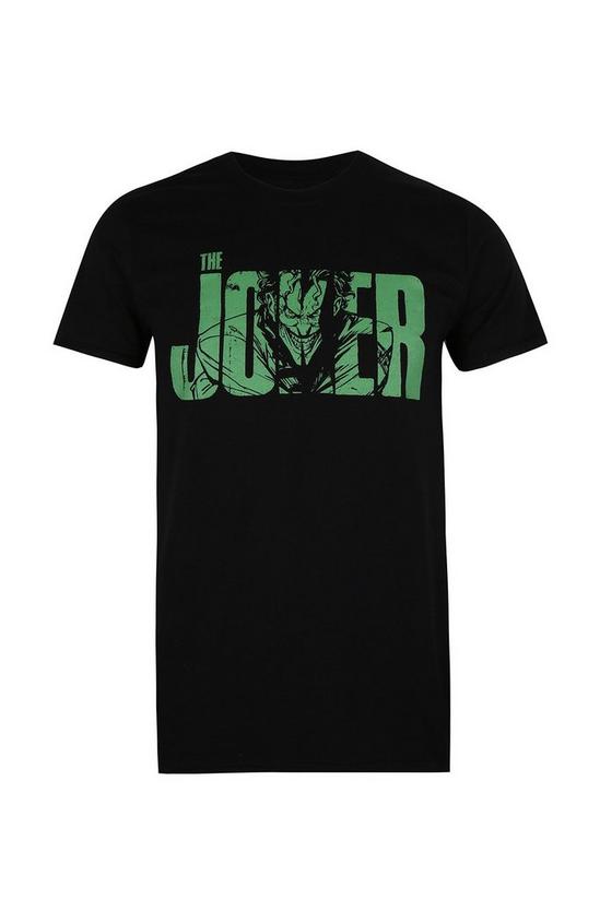 DC Comics Joker Text Cotton T-shirt 2