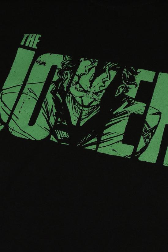 DC Comics Joker Text Cotton T-shirt 5