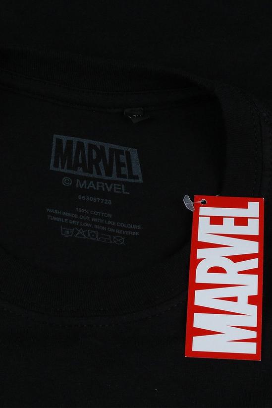 Marvel Scrapbook Logo Cotton T-shirt 5