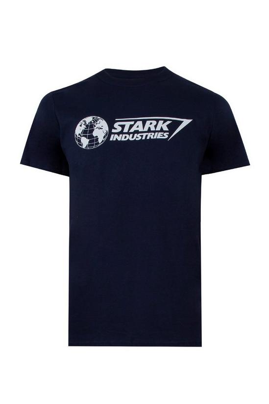 Marvel Stark Logo Cotton T-Shirt 2