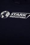 Marvel Stark Logo Cotton T-Shirt thumbnail 4