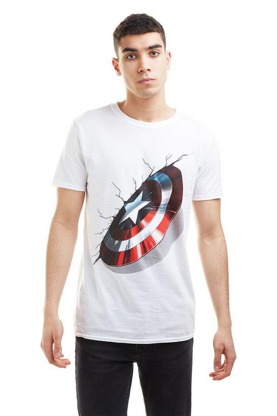 Marvel 3D Shield Cotton T-shirt 1