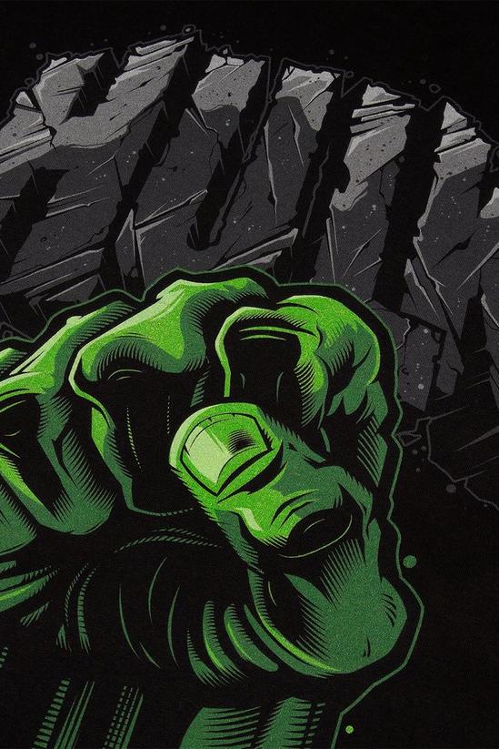 Marvel Hulk Fist Cotton T-shirt 4