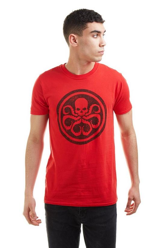 Marvel Hydra Logo Cotton T-shirt 1