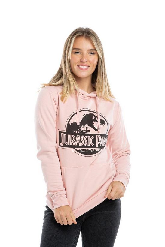 Jurassic Park Logo Cotton Hoodie 1