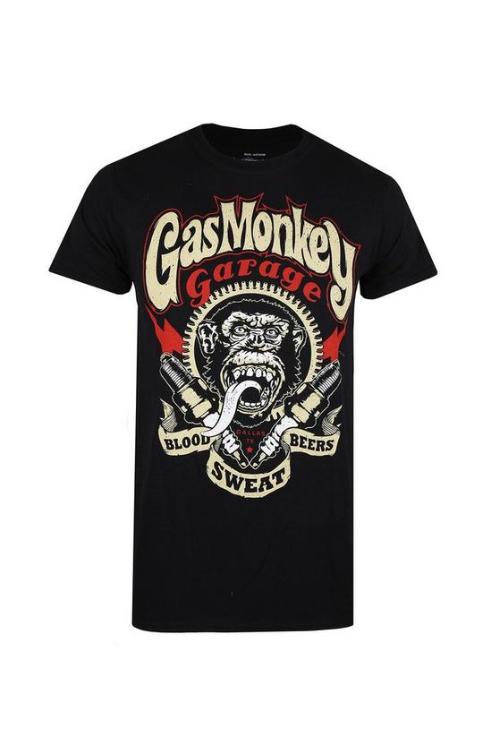 Gas Monkey Blood Sweat and Beers Cotton T-shirt 2