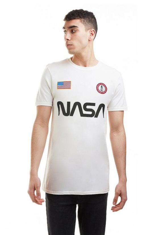 NASA Badge Cotton T-shirt 1