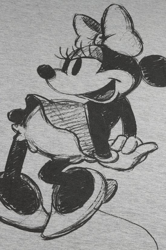 Disney Mickey Mouse Sketch Cotton T-shirt 4