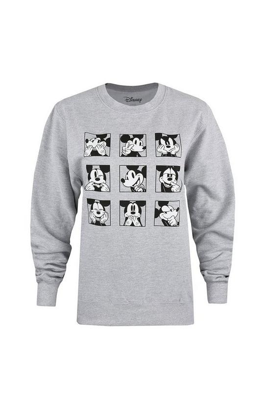 Disney Multi Face Mickey Mouse Cotton Sweatshirt 2