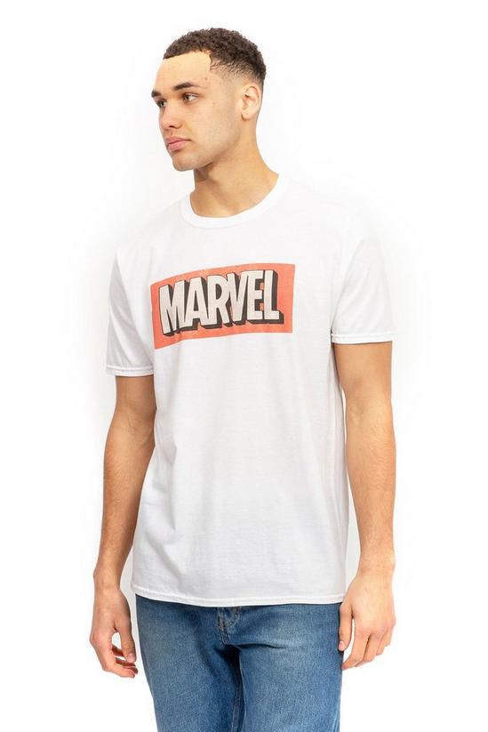 Marvel Retro Logo Cotton T-shirt 1