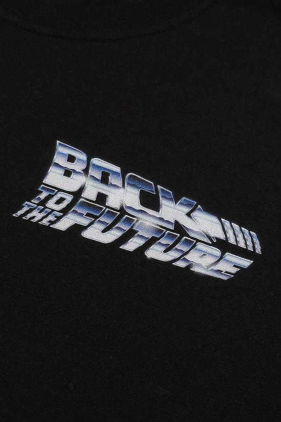 Back To The Future Chrome Cotton T-shirt 5
