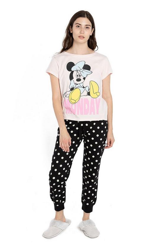 Disney Minnie Mouse Monday Cotton PJ Set 1