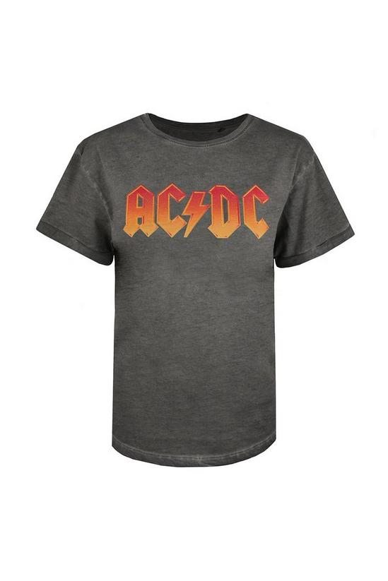 AC/DC Fire Logo Cotton T-shirt 2