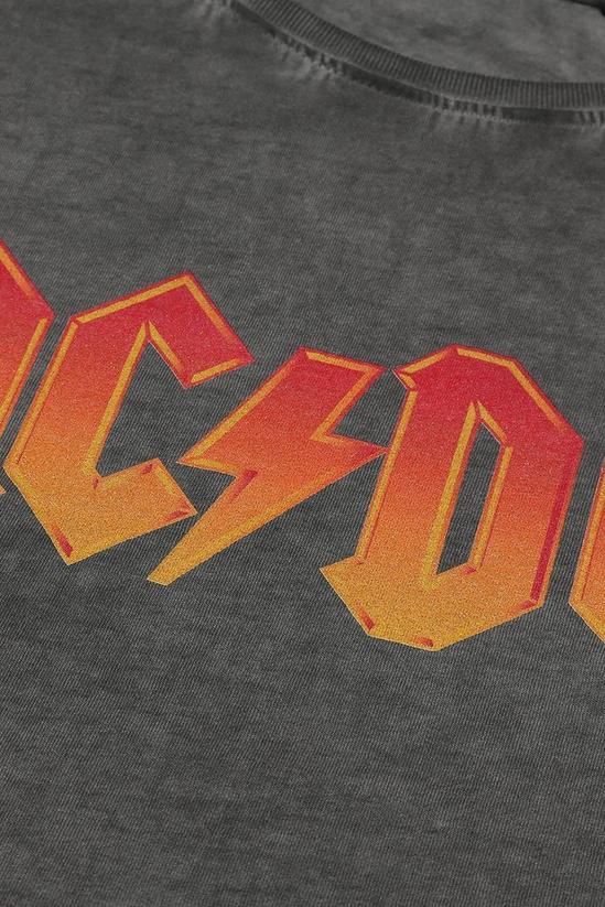 AC/DC Fire Logo Cotton T-shirt 3