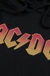 AC/DC Fire Logo Cotton Cropped Hoodie thumbnail 4
