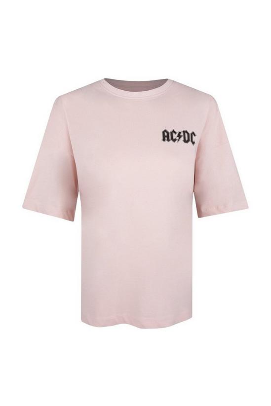 AC/DC 1982 Rock Tour Oversized Cotton T-shirt 3
