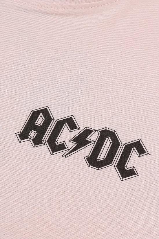 AC/DC 1982 Rock Tour Oversized Cotton T-shirt 5