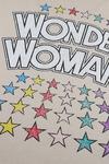 DC Comics Wonder Woman Rainbow Stars Cotton T-shirt thumbnail 3