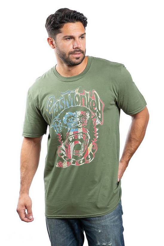 Gas Monkey Monkey Flag Cotton T-shirt 1