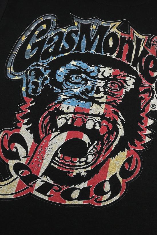 Gas Monkey Monkey Flag Cotton T-shirt 4