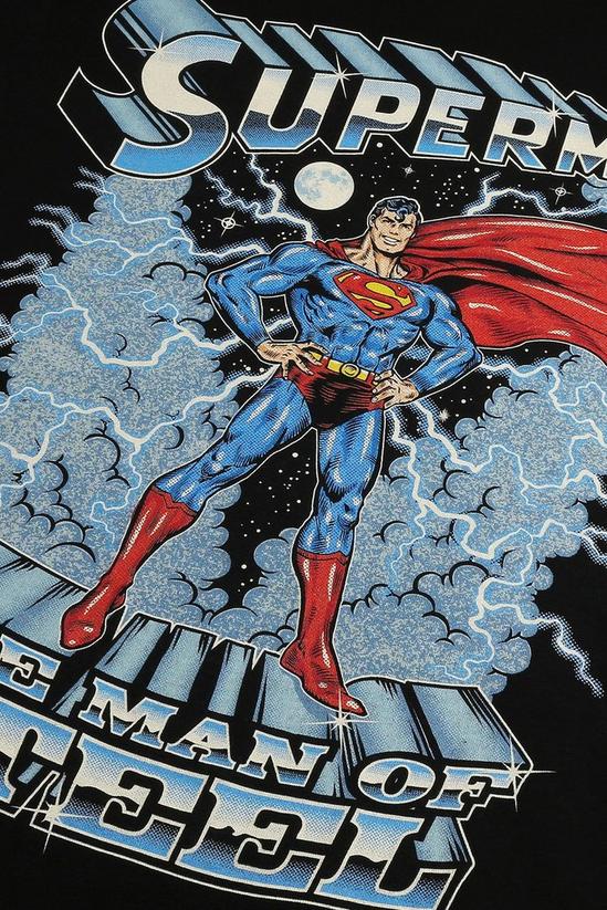 DC Comics Superman Lightning Man Of Steel Long Sleeve Cotton T-shirt 4