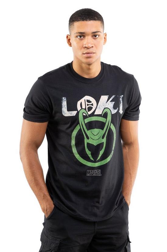 Marvel Loki Emblem Cotton T-shirt 1