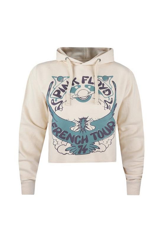 Pink Floyd French Tour Cropped Cotton Hoodie 2